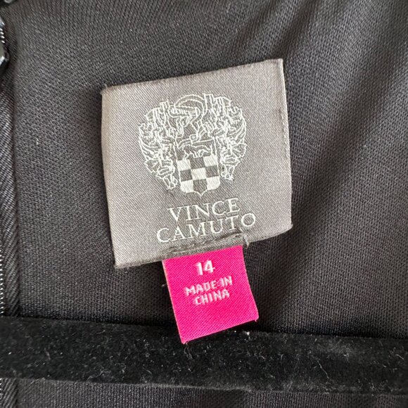 Vince Camuto Black Cocktail Dress / Size 14 / Great Preloved - Picture 8 of 8